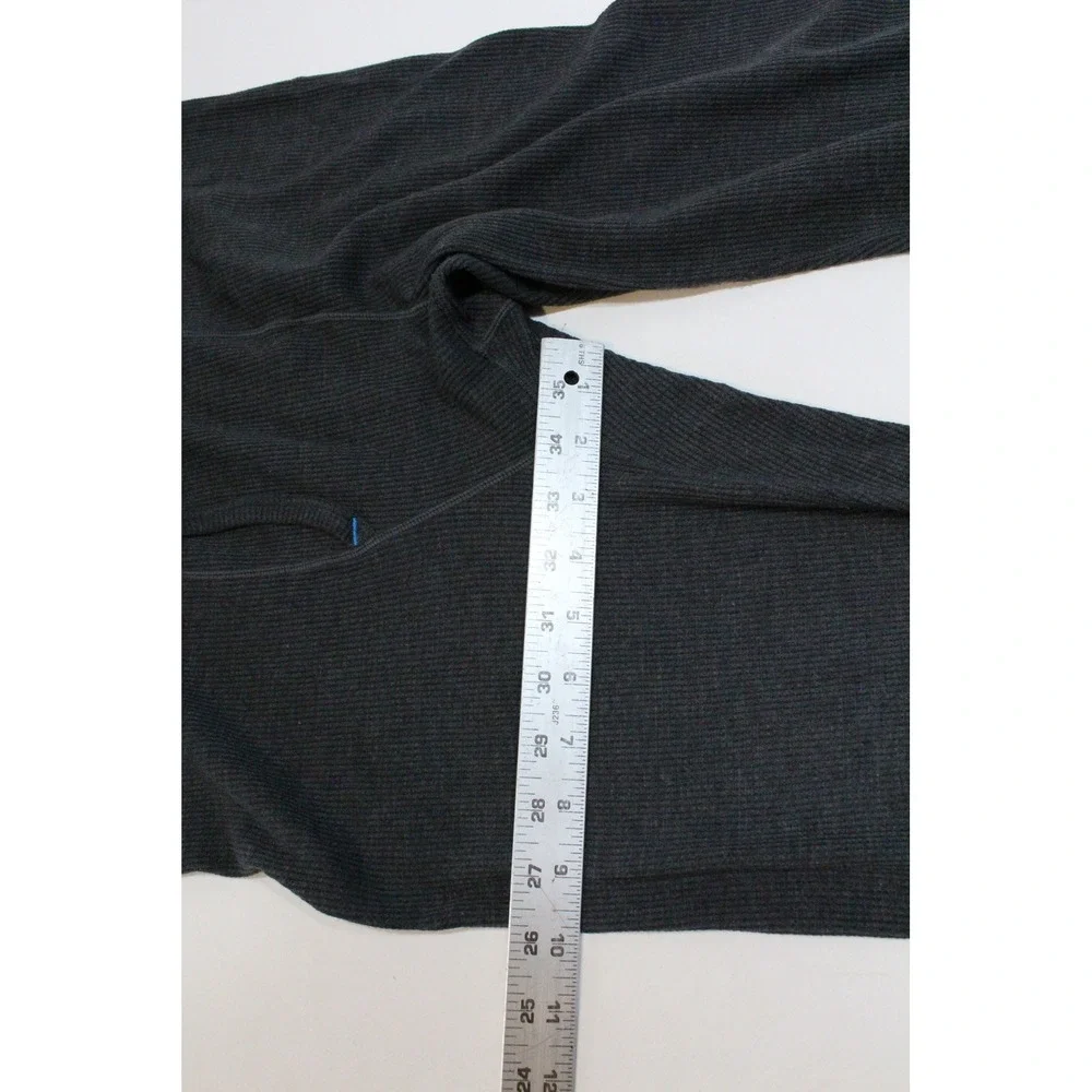 Columbia Mens XL Charcoal Gray Waffle Knit Thermal Base Layer Leggings Pants